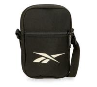 Reebok Malden Bandolera Pequeña Negro 12x17x2,5 cms Poliéster by Joumma Bags