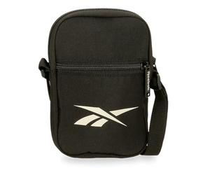 Reebok Malden Bandolera Pequeña Negro 12x17x2,5 cms Poliéster by Joumma Bags