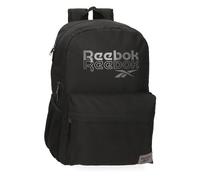 Reebok Melbourne Mochila Escolar Adaptable a Carro Negro 31x44x15 cms Poliéster by Joumma Bags