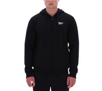 Reebok Colton Small Logo Zip Through Hoody Sudadera con Capucha para Hombre, Negro, XL