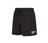 Reebok Mens Swim Trunks in Black, Polyester Quick Dry Shorts with Draw String and Elasticated Waistband