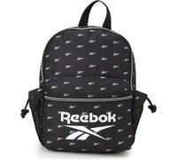 Reebok Mochila para mujer, ligera, mini mochila esencial, pequeña bolsa de viaje casual para mujer, Serena con estampado negro, Talla única, Mini mochilas Rbk