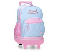 Reebok Monroe Mochila 2 Ruedas 15,6" Azul 32x43x21 cms Poliéster 28,9L by Joumma Bags