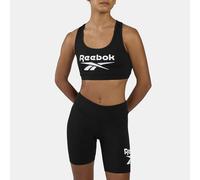 Reebok Monroe - Sujetador para Mujer con Cuello Redondo y Logotipo Grande