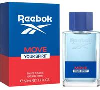 Reebok Move Your Spirit Eau de Toilette para hombre, 50 ml
