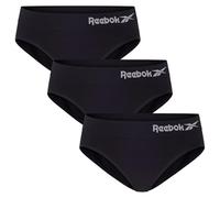 Reebok Mujer Mujer Calzoncillos Deportivos Seamless Sports, Ropa Interior de Entrenamiento de Tiro bajo Suave y elástica - Pack de 3 Calzoncillos, Negro, XS-L UK