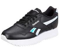 Reebok Mujer Royal Glide Ripple Double, Zapatillas de Deporte , Black / Cloud White / Frost Berry, 37 EU