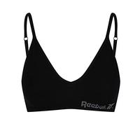 Reebok Justine, Sujetador sin Costuras para Mujer, Negro, XS