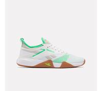 Reebok - Nano Court Zapatillas de entrenamiento, FTW WHITE/OPTICAL EMERALD/GUM, Tamaño: 43