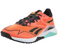 Reebok Nano X2 TR Adventure, Sneakers Mujer, Multicolor (Naranja/Negro/Amarillo ácido), 37 EU