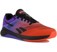 Reebok FTW - Zapatillas Deportivas Nano X5 para Mujer, Color Blanco, Naranja y Morado, Talla 37,5 EU, FTW White Flash Orange Royal Purple, 37.5 EU