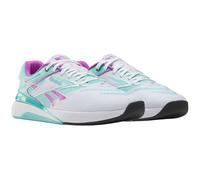 Reebok Nano X5, Zapatillas Unisex Adulto, FTW White Ai Aqua Purple Rave, 44 EU
