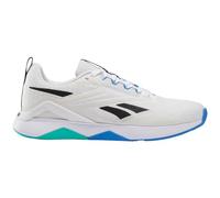 Reebok Nanoflex Tr 2, Zapatillas Hombre, Footwear White Black Unleashed Green, 38.5 EU