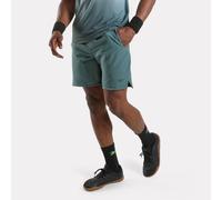 Reebok - Pantalón corto Athlete para hombre, MIDNIGHT TIDE/BLACK, Tamaño: M