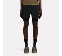 Reebok - Pantalones cortos 2 en 1 Athlete Speed 7.5", Hombre, Black, Tamaño: XL