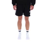 Reebok - Pantalones Cortos de Forro Polar con Logo de 1 Color ID, Black, Tamaño: 2XL
