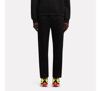 Reebok - Pantalones de Forro Polar con Dobladillo Abierto ID, Black, Tamaño: M