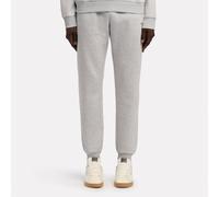 Reebok - Pantalones Jogger de Forro Polar con Pequeño Logo ID, Light Grey Marl, Tamaño: 2XL