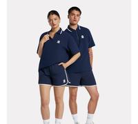 Reebok - Polo con logo de parche, Vector Navy, Tamaño: XL