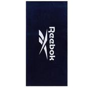 Reebok Positano Toalla Playa Algodón Velour 70x140 cm | Secado Rápido Suave Alta Absorción | Uso Piscina Hamaca Viaje Ligera Tamaño Grande Adulto, Color Vector Navy