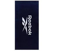 Reebok Positano Toalla Playa Algodón Velour 70x140 cm | Secado Rápido Suave Alta Absorción | Uso Piscina Hamaca Viaje Ligera Tamaño Grande Adulto, Color Vector Navy