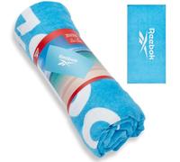 Reebok Positano Toalla de Playa | Toalla de Playa de algodón con Revestimiento de Terciopelo | Toalla de Playa Grande para Adultos | Secado rápido y Suave | para Piscina, Tumbona y artículos