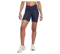 Reebok PP Basic Bike Short Pantalón Corto, Mujer, XS, Azul