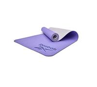 Reebok Púrpura Esterilla de Yoga de Doble Cara de 6mm, Unisex-Adult