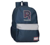 Reebok Queens Mochila Doble Compartimento Adaptable 15,6" Pulgadas Marino 31x44x15 cm Poliéster 20,46L by Joumma Bags