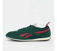 Reebok Zapatillas Unisex R400, Color Verde Oscuro/Verde Bosque/Rojo Flash, Talla 44 EU, Dark Green Forest Green Flash Red, 44 EU