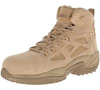 Reebok Rapid Response RB 6Stealth Tactical Boot With Side Zipper Mens, Tan, 44.5 EU