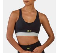 Reebok - RBK Lab Medium Impact Sports Bra, Black/Grey 1, Tamaño: S