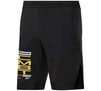 Reebok RBK MMA Short Pantalón Corto, Hombre, Negro, 30"