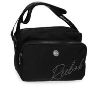 Reebok Reebok Violet Bandolera Dos Compartimentos Negro 25x16x6,5 cms Poliéster by Joumma Bags