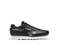 Reebok Rewind Run, Zapatillas Mujer, Black White Silver Met, 37 EU