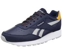 Reebok Rewind Run, Zapatillas Unisex adulto, Vector Navy Retro Gold F23 R Pure Grey 3, 43 EU