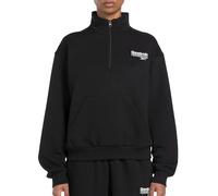 Reebok RIE 1/4 Zip Sudadera, Black, M para Mujer