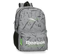 Reebok Roswell Mochila Doble Compartimento Adaptable 15,6" Pulgadas Gris 31x44x15 cm Poliéster 20,46L by Joumma Bags