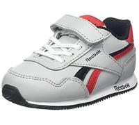 Reebok - Royal CL Jog 3.0 1V, Zapatillas, Pure Grey 2/Core Black/Vector Red (GW5281),