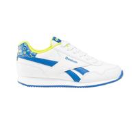 Reebok Royal CL Jog 3.0, Zapatillas de Running, White/VECTORBLUE/ACIDYELLOW, 22 EU