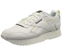 Reebok Royal Glide Ripple Doub, Zapatillas de Deporte Mujer, White / Black / Gold Metallic, 37.5 EU