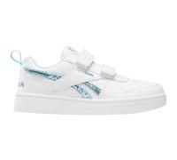 Reebok Royal Prime 2.0 Two Strap, Sneaker, White/AIAQUA/OPTIMUMBLUE, 34 EU