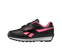 Reebok Royal Rewind Run Alt, Zapatillas Unisex niños, Core Black Atomic Pink FTWR White, 34 EU