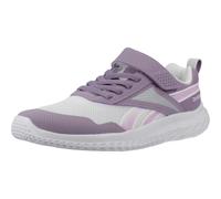 Reebok Rush Runner 5 Elastic Lace & Top Strap - Zapatillas Deportivas con Correa elástica, Color Blanco, Talla 27 EU