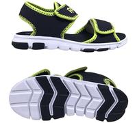 Reebok Sandalias Wave Glider III para niño, Vector Navy Acid Yellow FTWR White, 10.5 UK Child