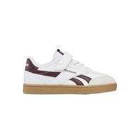 Reebok Smash Edge Elastic & Top Strap BasketetMixto Niño, White Blackcherry Sgum1, 29 EU