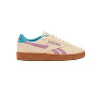 Reebok - Sneakers mujer - Club C Grounds UK Aged Beige / Berry Chill / Gum para Mujer de Cuero - Talla 37 - Rosa Rosa 37