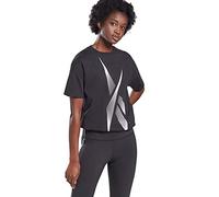 Reebok Sr Graphic tee Camiseta, Mujer, Negro, 2XS