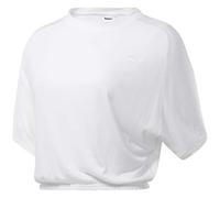 Reebok Sr Modal tee Camiseta, Mujer, Blanco, XL
