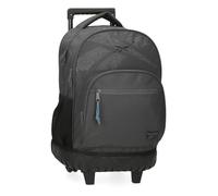 Reebok Stam Mochila Compact 2 Ruedas Gris 32x43x21 cms Poliéster 28,9L by Joumma Bags